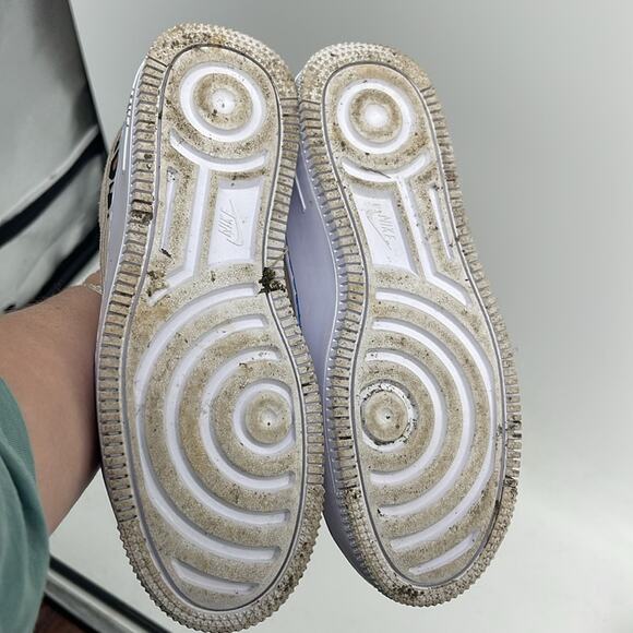 Nike Air Force One Sage Low platform suede leopard print sneakers sz 6.5 - Picture 6 of 6